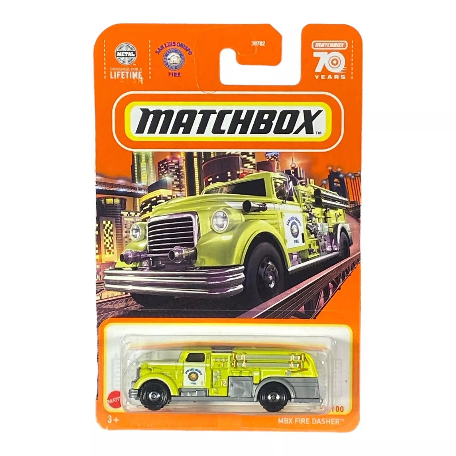 Matchbox MBX Fire Dasher Fire Engine - Matchbox 70 Years Series 60/100 - Collectors World Toys