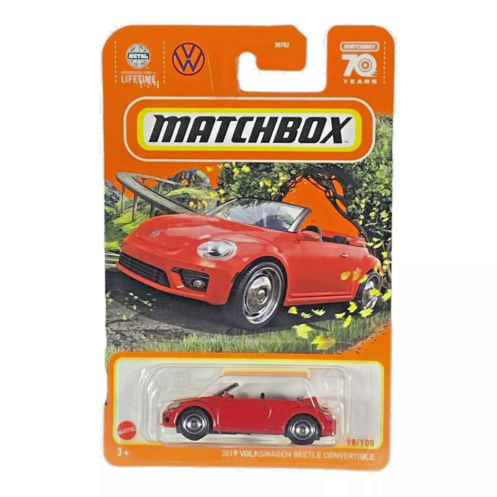 Matchbox 2019 Volkswagen Beetle Convertible - Matchbox 70 Years Series 98/100 Main image
