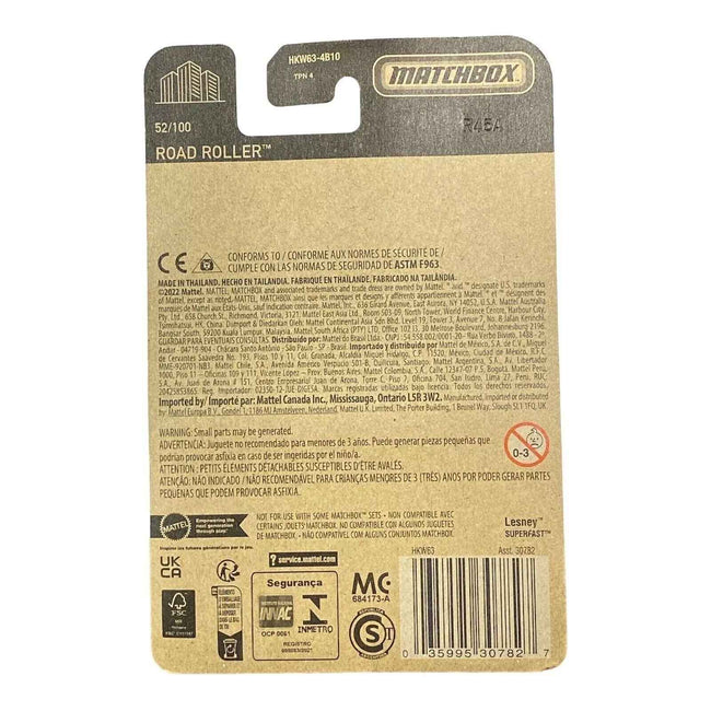 Matchbox Road Roller - Matchbox 70 Years Series 52/100 Main Image