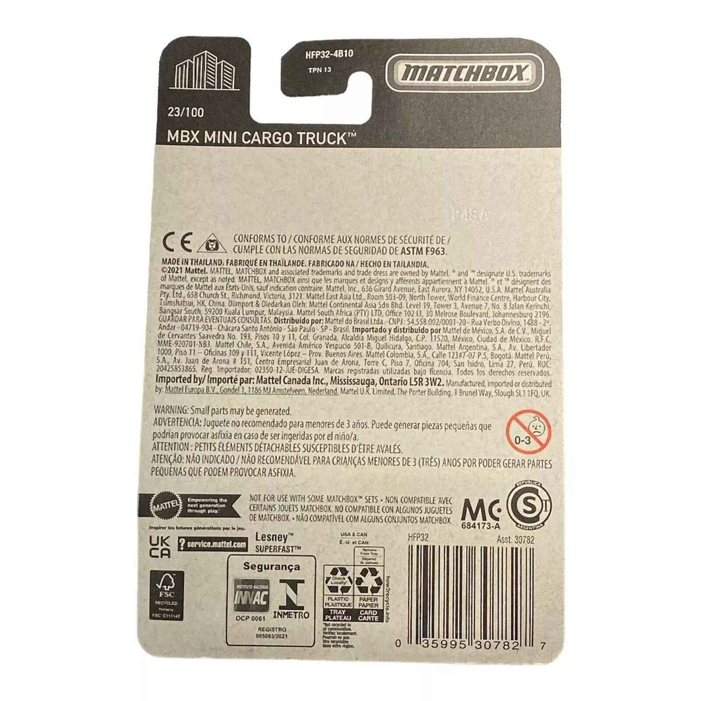 Matchbox MBX Mini Cargo Truck - Matchbox Series 23/100 -