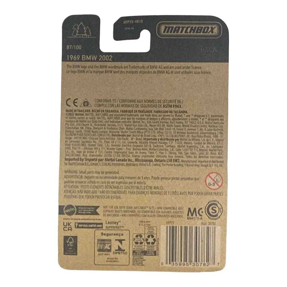 Matchbox 1969 BMW 2002 - Matchbox Series 87/100 -