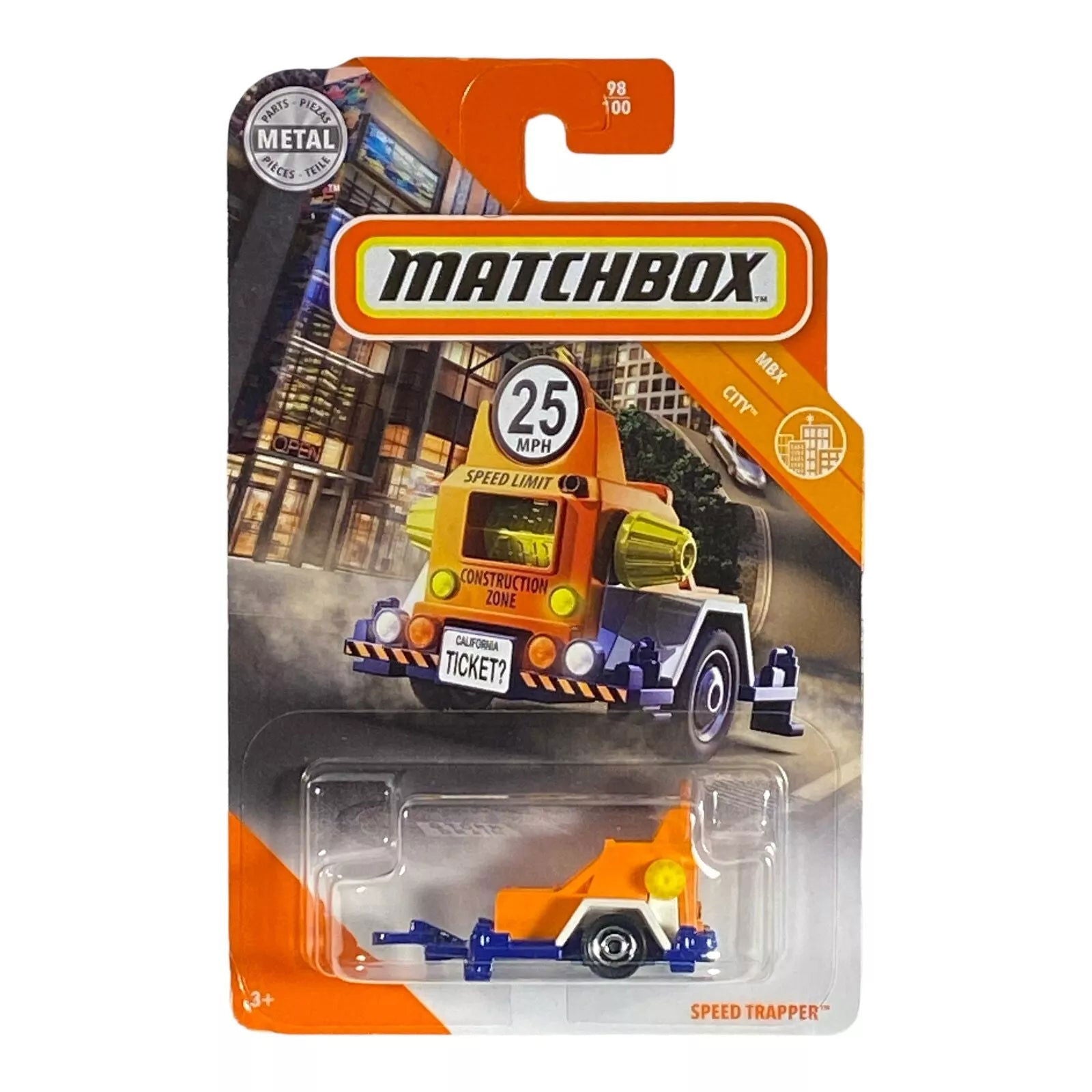 Matchbox Speed Trapper - MBX City Series 98/100 - Collectors World Toys