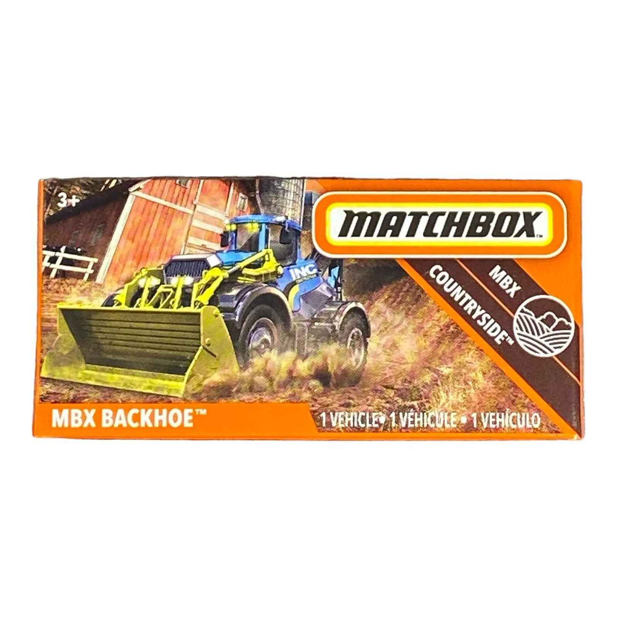 Matchbox MBX Backhoe - Power Grabs - Matchbox MBX Countryside Series 92/100 -