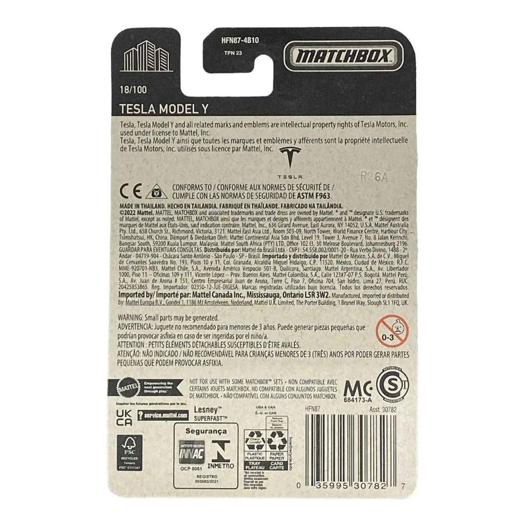 Matchbox Tesla Model Y - Matchbox Series 18/100