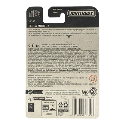 Matchbox Tesla Model Y - Matchbox Series 18/100