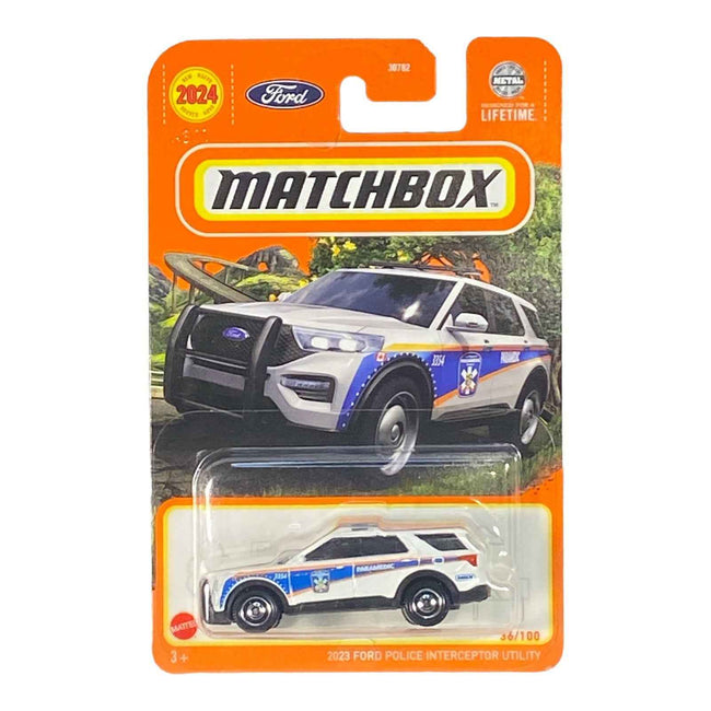Matchbox 2023 Ford Police Interceptor Utility - Matchbox Series 36/100 Hover Image