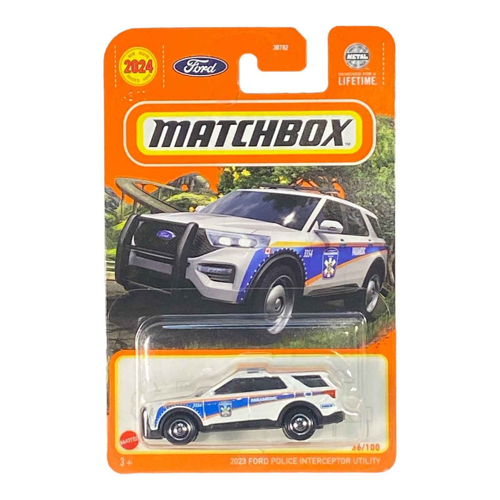 Matchbox 2023 Ford Police Interceptor Utility - Matchbox Series 36/100 -