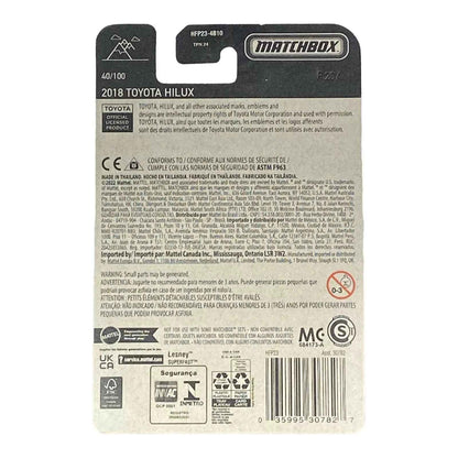Matchbox 2018 Toyota Hilux - Matchbox Series 40/100