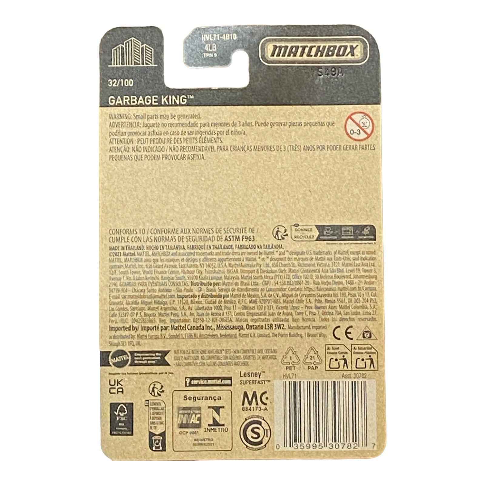 Matchbox Garbage King - Matchbox Series 32/100 -