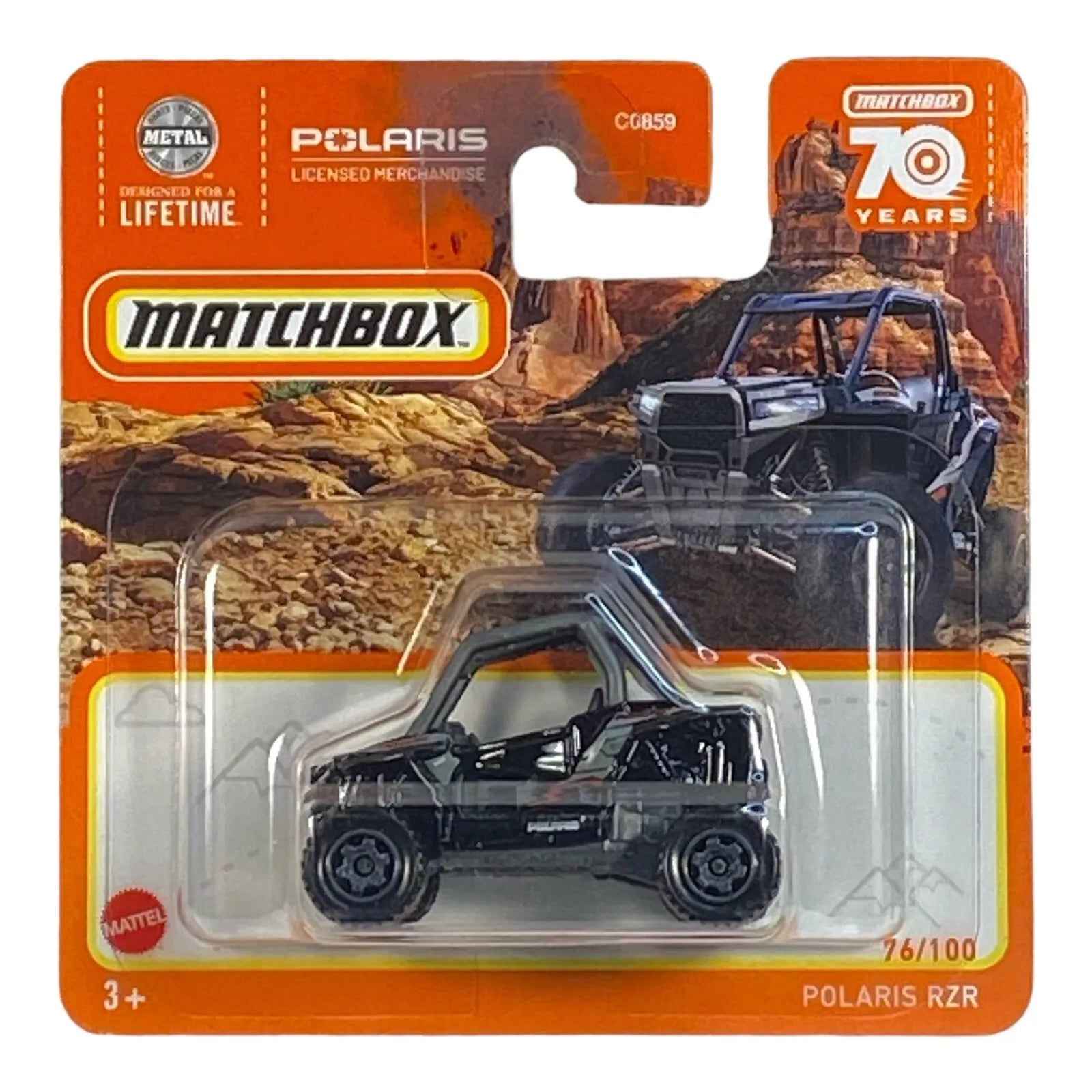 Matchbox Polaris RZR - Matchbox 70 Years Series 76/100 - Short Card Main image