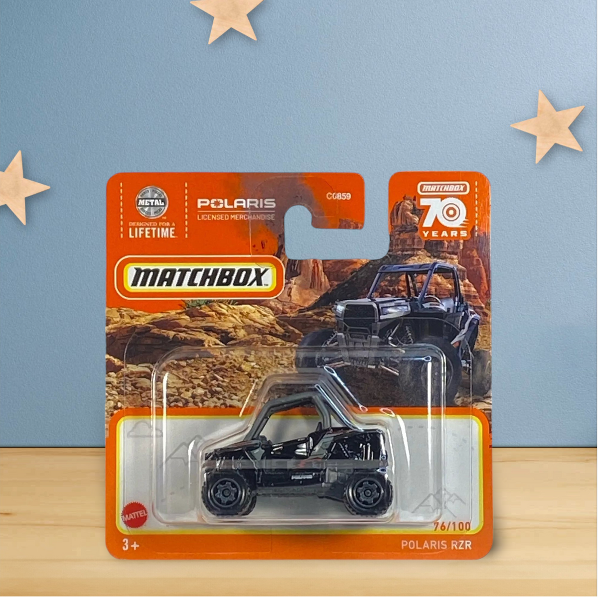 Matchbox Polaris RZR - Matchbox 70 Years Series 76/100 - Short Card