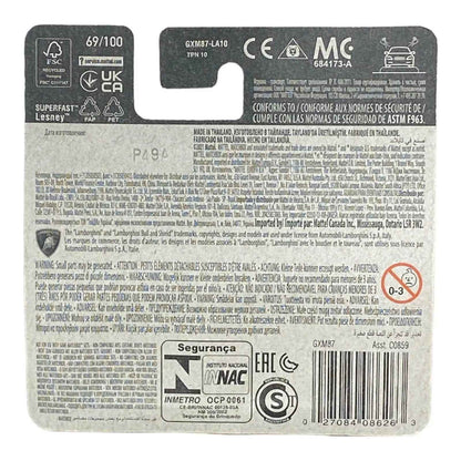 Matchbox Lamborghini Gallardo Police - Matchbox Series 69/100 - Short Card