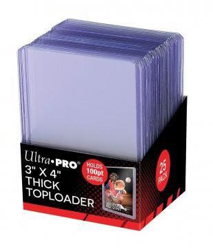 3" x 4" Clear Thick 100PT Toploaders (25ct) Main image