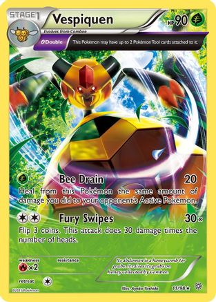 Vespiquen 011/98 - XY  Ancient Origins Reverse Holofoil