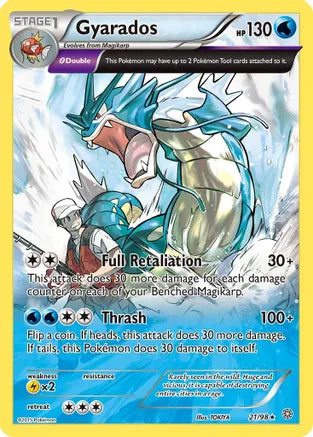 Pokemon: Gyarados Reverse Holo Ancient Origins 21/98 - Moderate Play Main image