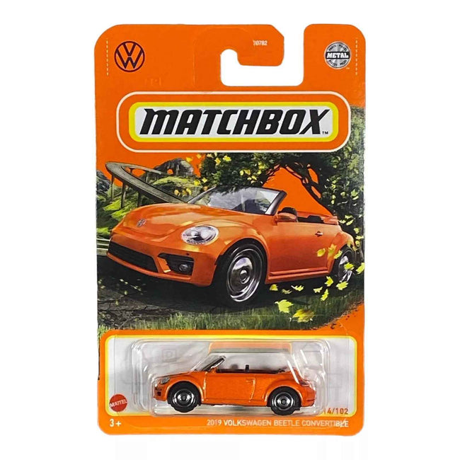 Matchbox 2019 Volkswagen Beetle Convertible - Matchbox Series 14/102 - Hover Image