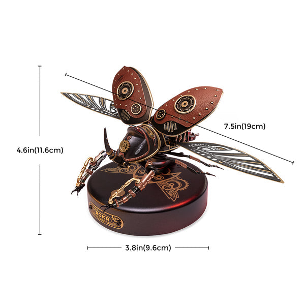 ROKR-Robotime - Mechanical Age; Rhinoceros Beetle