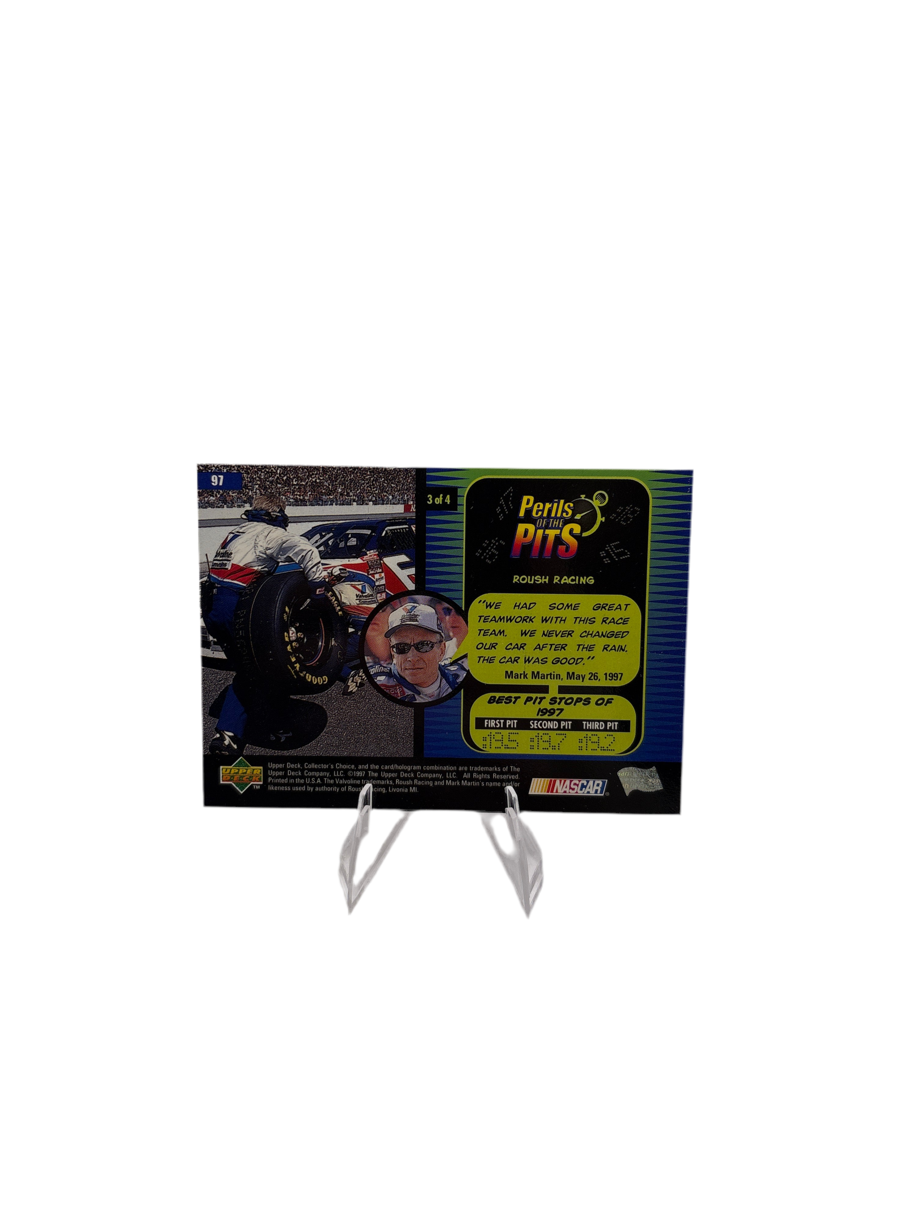Upper Deck Mark Martin