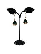 Tear Drop Crystal Earrings 1