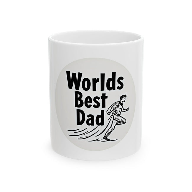 Worlds Best Dad Ceramic Mug - Hover Image