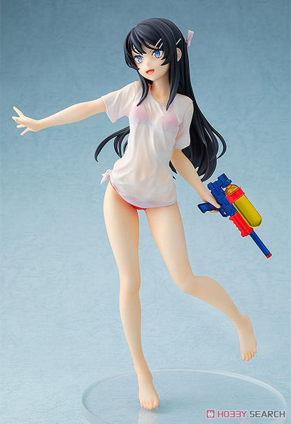Chara-ani Rascal Does Not Dream of Bunny Girl Senpai: Mai Sakurajima (Water Gun Date Ver.) 1:7 Scale PVC Figure