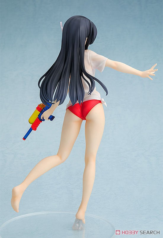 Chara-ani Rascal Does Not Dream of Bunny Girl Senpai: Mai Sakurajima (Water Gun Date Ver.) 1:7 Scale PVC Figure - Collectors World Toys