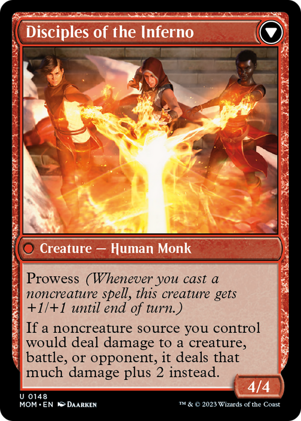 Invasion of Regatha // Disciples of the Inferno (MOM-148) - March of the Machine