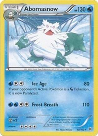 Abomasnow 040/162 - XY  BREAKthrough
