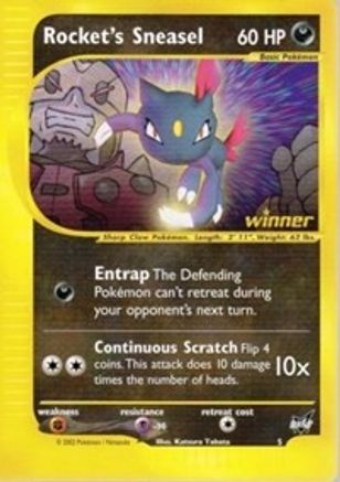 Rocket's Sneasel [Winner] 005 - Best of Promos