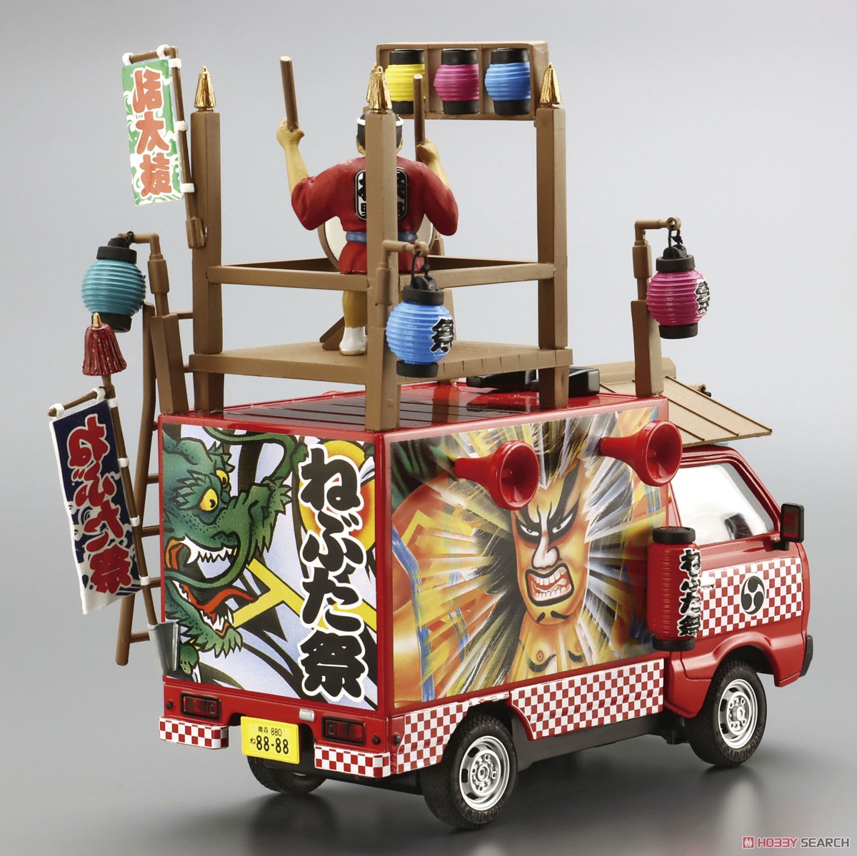 Moving Stall 1/24 Scale Omatsuri Wasshoi (Model Car) Model Kit