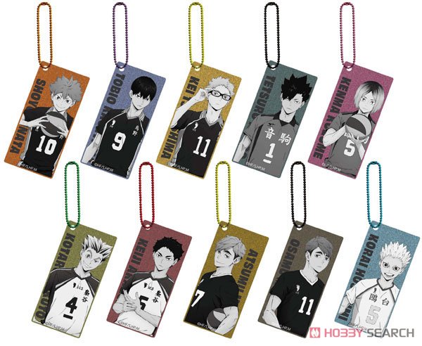 Haikyuu! TO THE TOP! Metallic Trading Acrylic Key Ring Blind Box Main image