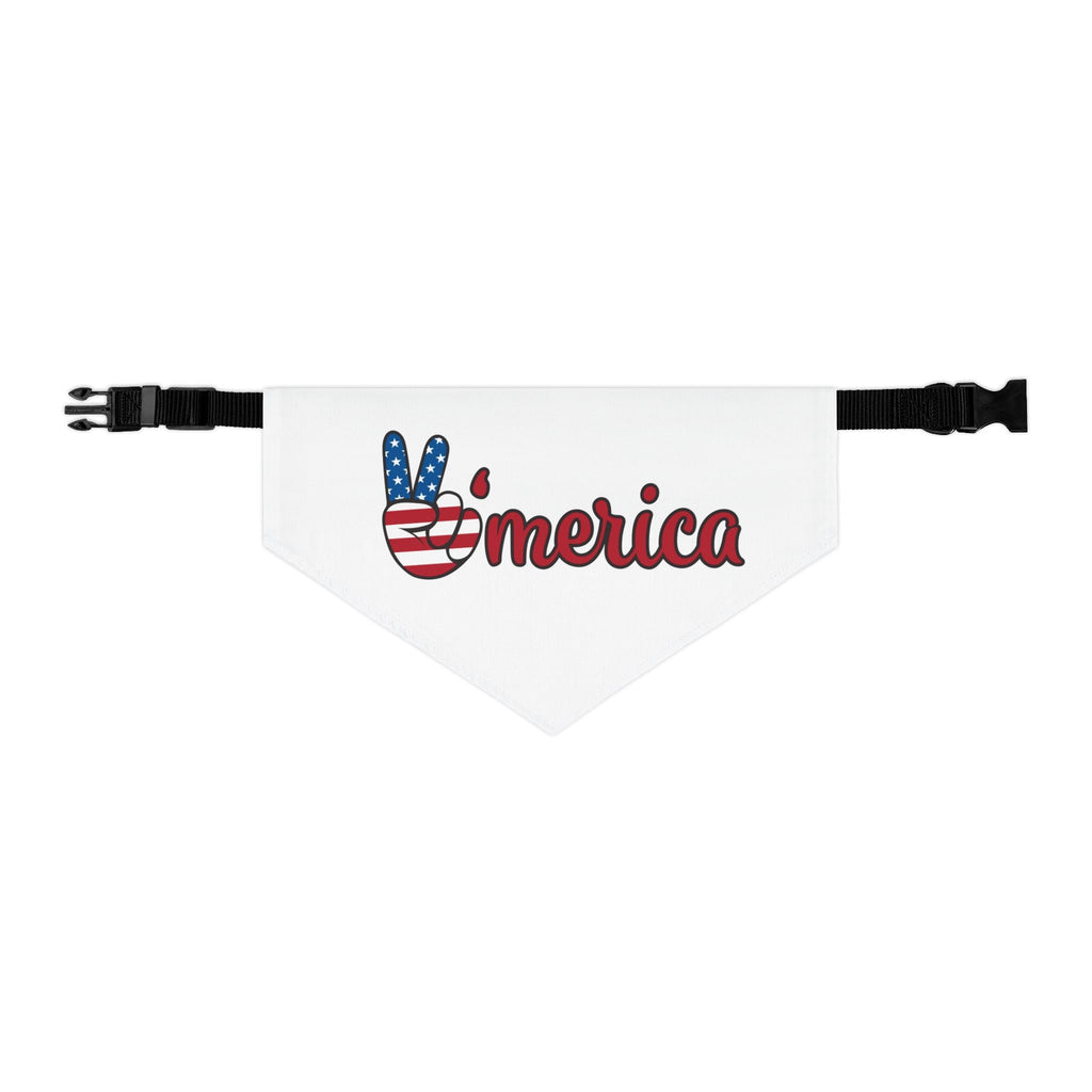 Stars and Stripes Patriotic Dog Bandana