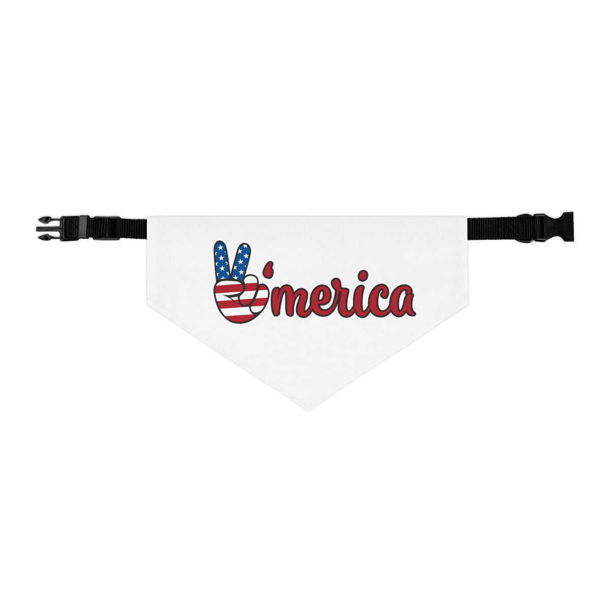 Stars and Stripes Patriotic Dog Bandana