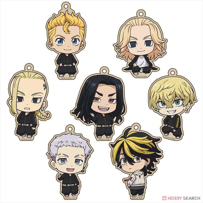 Tokyo Revengers TV Animation Trading Wooden Tag Strap Blind Box (1 Blind Box) - Collectors World Toys Hover Image