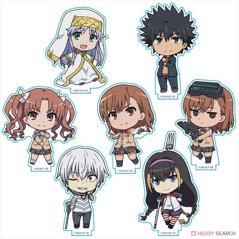 A Certain Magical Index III Acrylic Stand Collection Blind Box (1 Blind Box) - Collectors World Toys