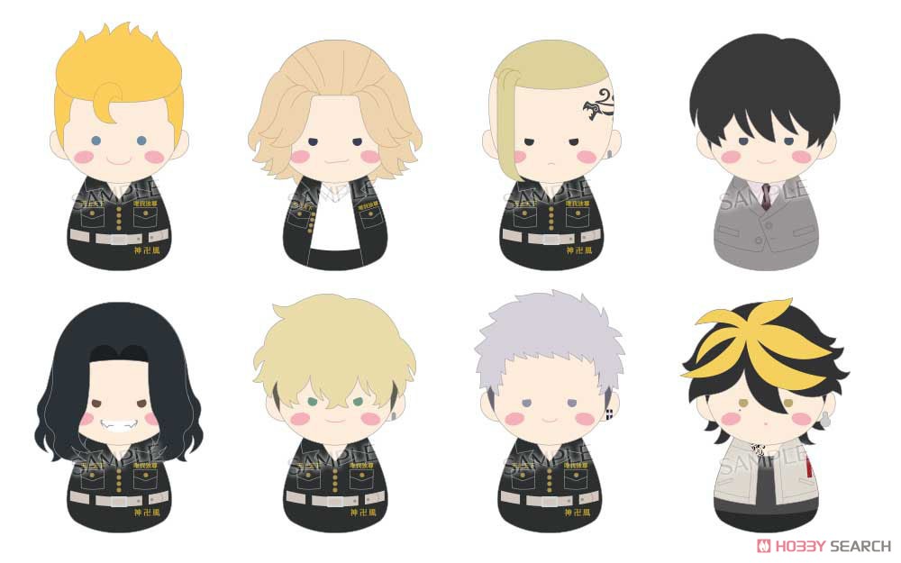 Fukubuku Collection Tokyo Revengers Trading Mascot (1 Blind Box) Main image