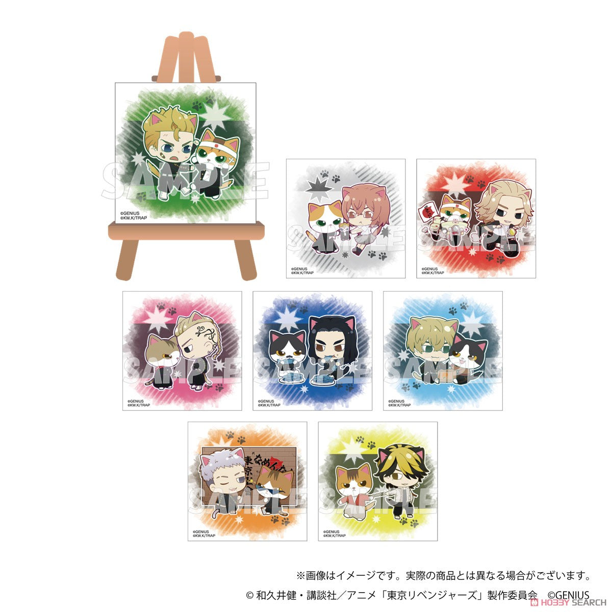 Tokyo Revengers x Perlorian Trading Puchi Canvas Collection Blind Box (1 Blind Box) Main image