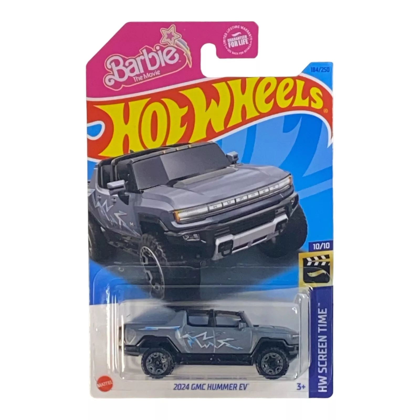 Hot Wheels 2024 GMC Hummer EV - Barbie The Movie - Screen Time Series 10/10 - Collectors World Toys