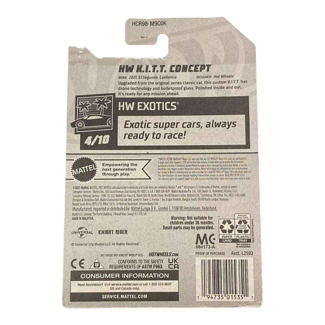 Hot Wheels HW K.I.T.T. Concept - Exotics Series 4/10 Main Image