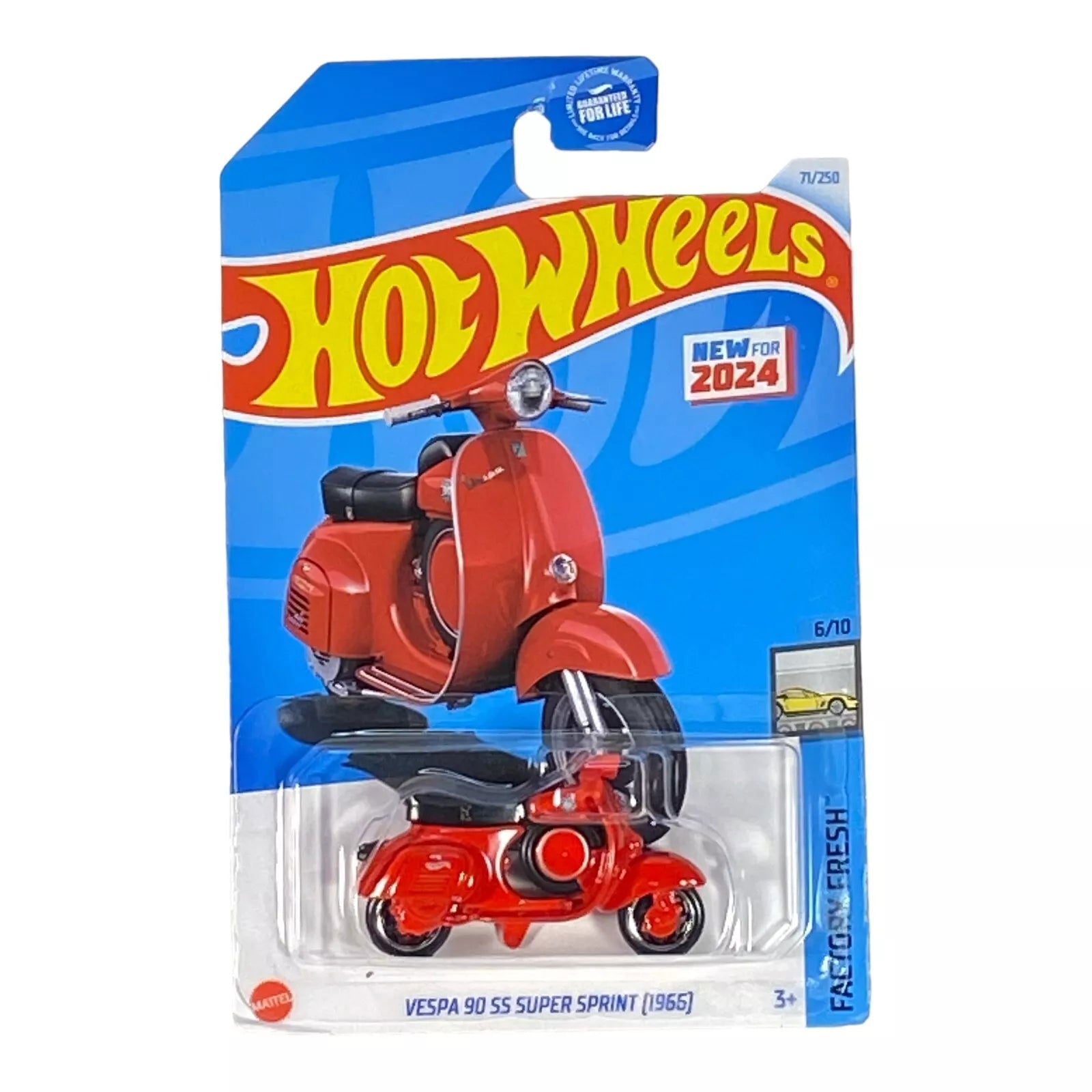 Hot Wheels Vespa 90 SS Super Sprint (1966) - Factory Fresh Series 6/10) - Collectors World Toys