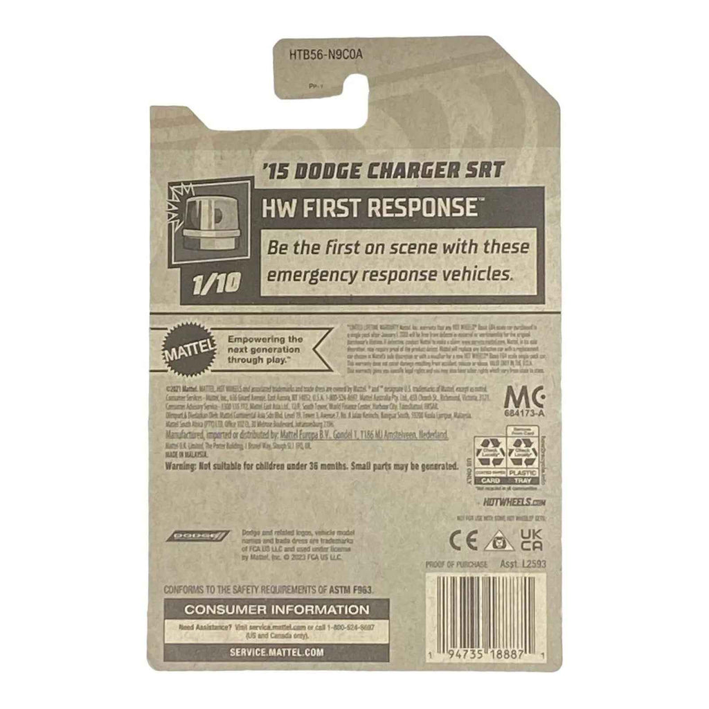 Hot Wheels '15 Dodge Charger SRT - First Response Series 1/10 -