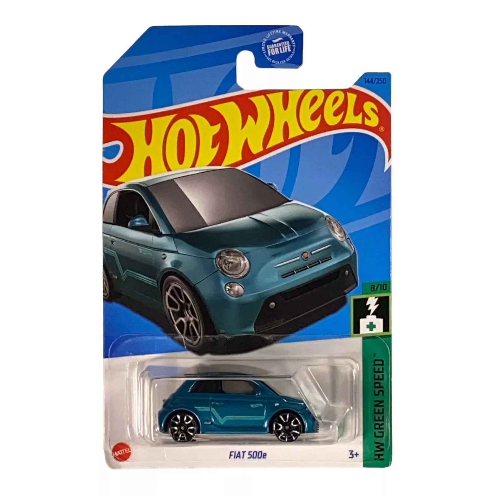 Hot Wheels Fiat 500e - Green Speed Series 8/10 -