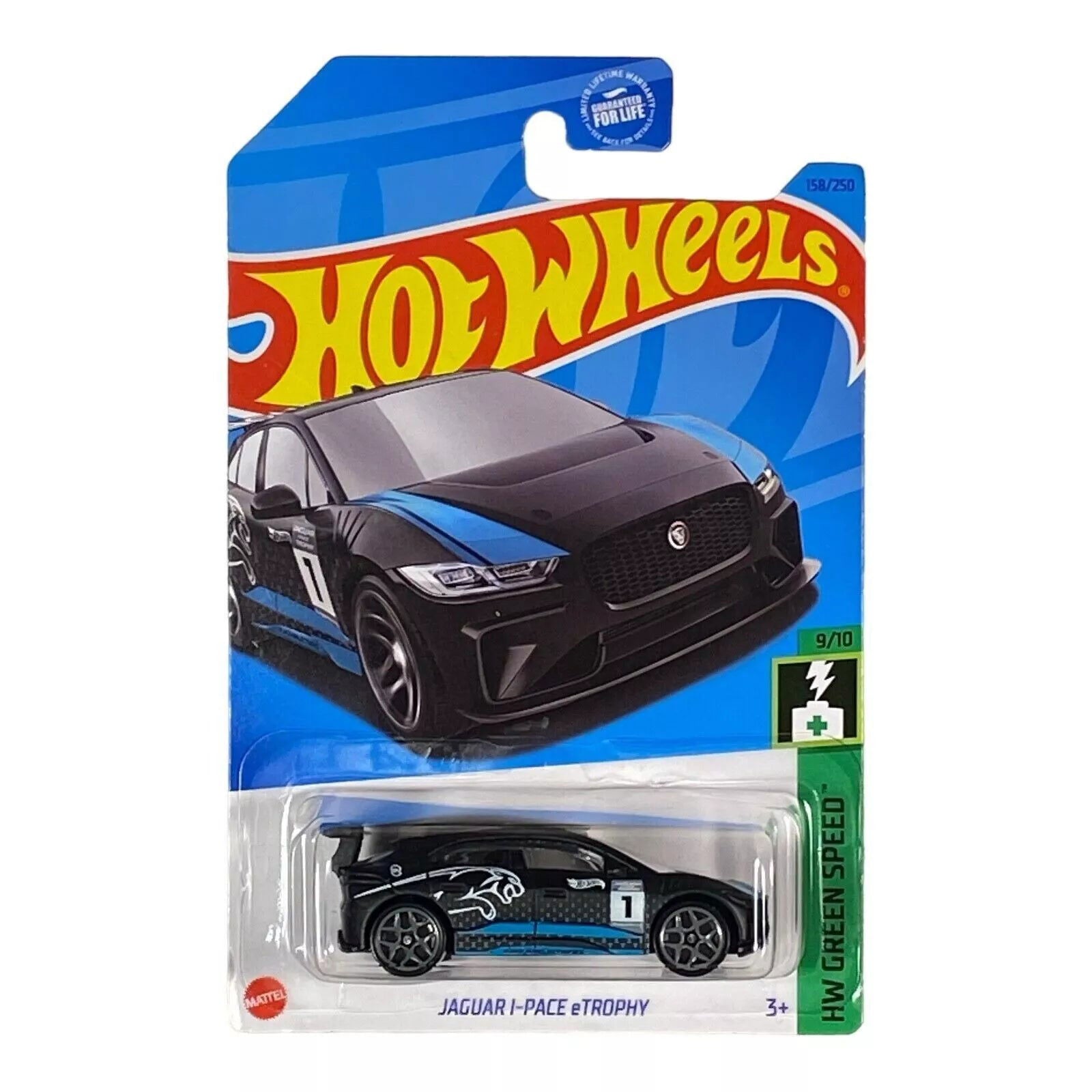 Hot Wheels Jaguar I-Pace eTrophy - Green Speen Series 9/10 - Collectors World Toys