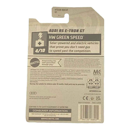 Hot Wheels Audi RS E-Tron GT - Green Speed Series 4/10