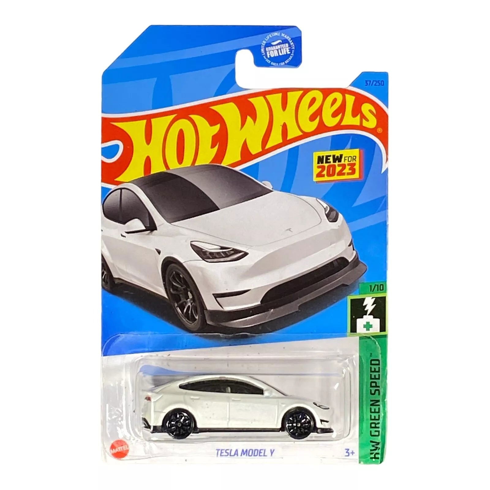 Hot Wheels Tesla Model Y - Green Speed Series 1/10 - Collectors World Toys