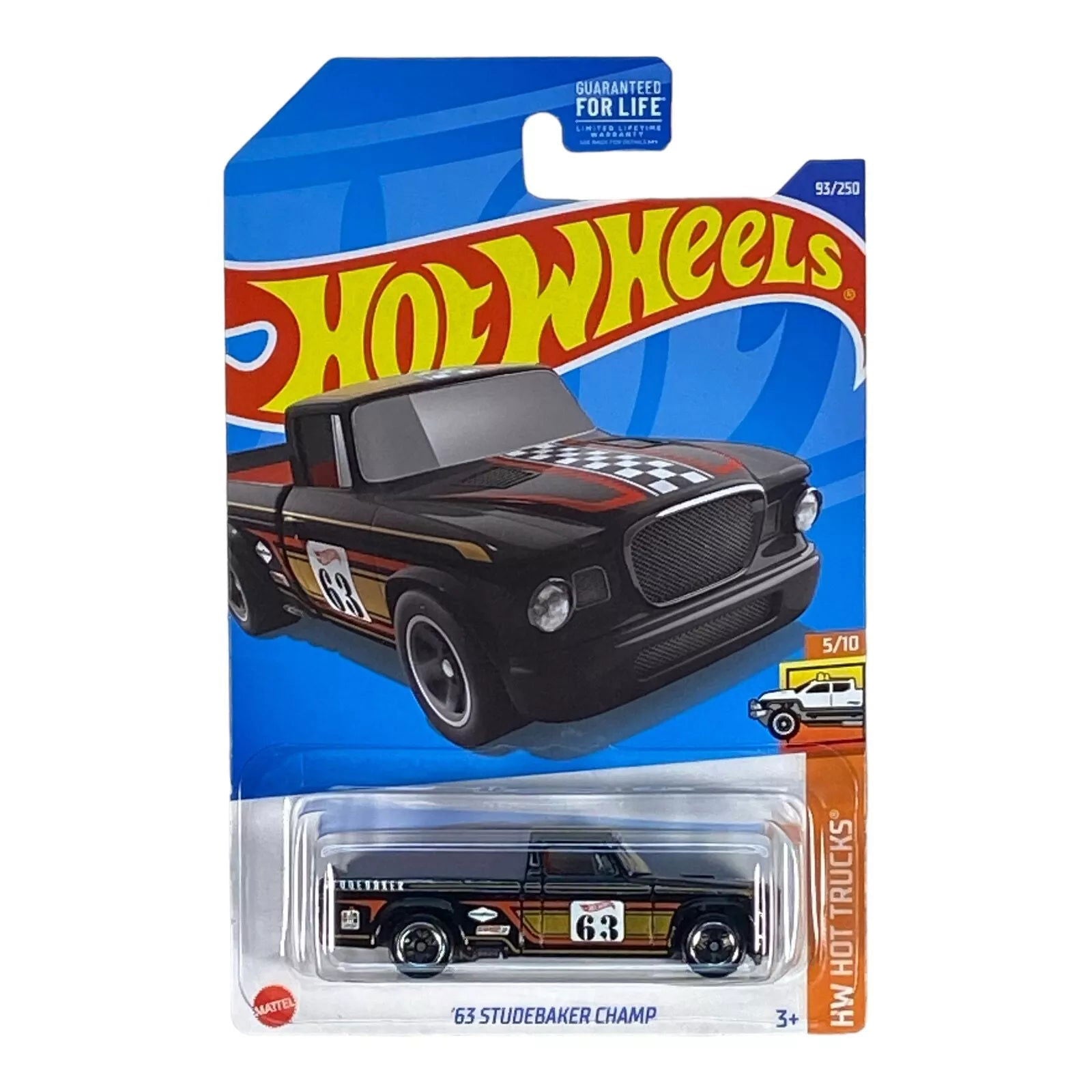 Hot Wheels '63 Studebaker Champ - Hot Trucks Series 5/10 - Collectors World Toys