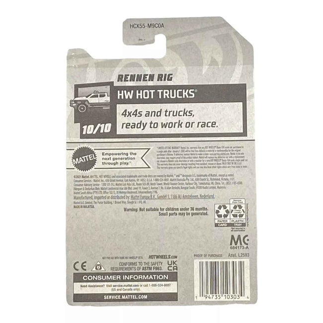 Hot Wheels Rennen Rig - Hot Trucks Series 10/10 Main Image