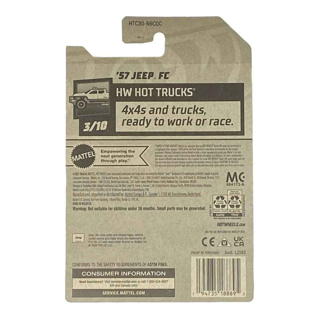 Hot Wheels '57 Jeep FC - Hot Trucks Series 3/10 Main Image