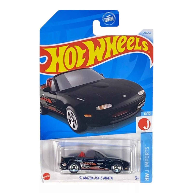 Hot Wheels '91 Mazda MX-5 Miata - J-Imports Series 6/10 - Hover Image