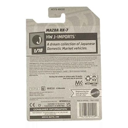Hot Wheels Mazda RX-7 - J-Imports Series 1/10